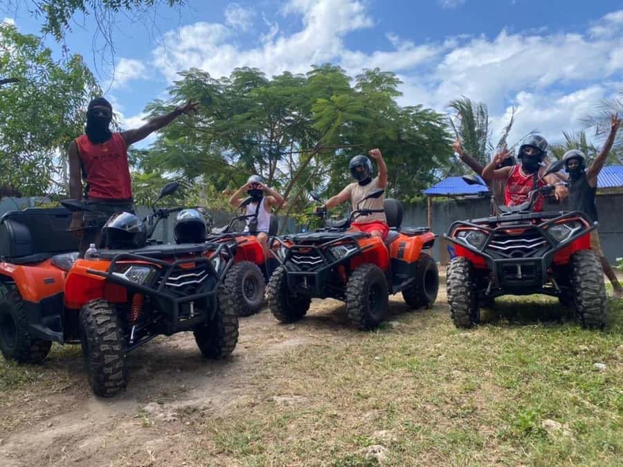3-hour quad bike tours in Nungwi and Kendwa along coastal paths and through villages - Drone photography is the biggest question mark