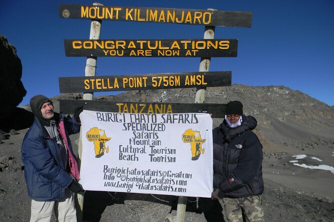 6 Days Kilimanjaro climbing | Hiking Tour via the Rongai Route - Day five: Gillman’s Point, Stella Point, and Uhuru Peak