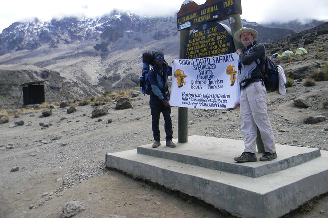 6 Days Kilimanjaro hiking tour | climb Kilimanjaro Machame Route - Barranco Camp to Barafu Camp on Day Four