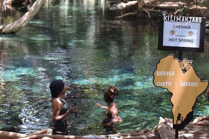 Amazing Chemka (Kikuletwa) Hot Spring Day Trip | BURIGI CHATO SAFARIS CO LTD - Shade, swimming, and a barbecue lunch