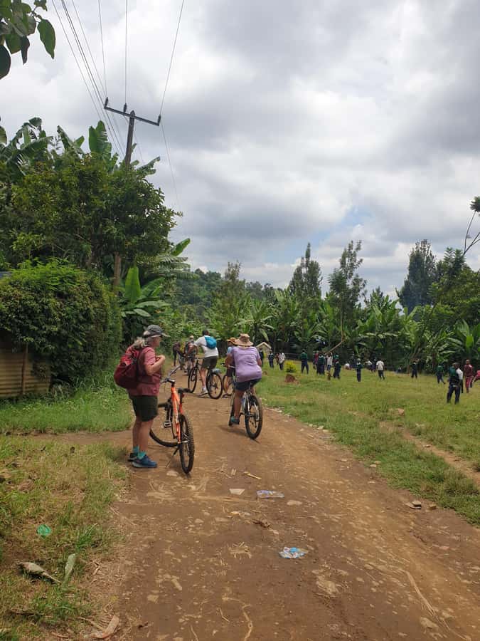 Arusha:Canoeing/Kayaking &/or Cycling Adventure (with Lunch) - Cooling off at Mangalia Waterfall
