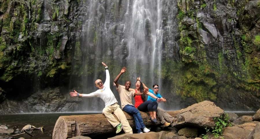 Arusha: Materuni Waterfalls, Coffee, and Hotsprings Tour - Swimming at the warm-water spring