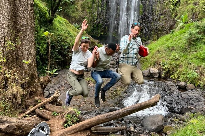 Bodaboda Experience to Materuni Waterfall and Coffee Tour - Materuni Waterfall and the 90-meter drop