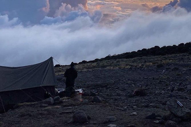 Day Hike to Mount Kilimanjaro (Mandara Hut) - The volcanic peaks around Mandara Hut