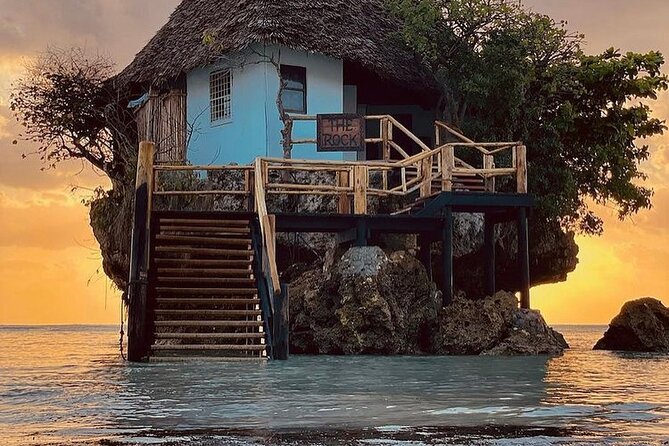 Dolphin Tour; Kuza Cave Tour; Paje Beach; The Rock Restaurant; Jozani Forest - Swimming inside Kuza Cave