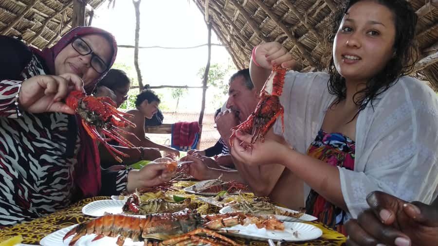 From Stone Town: Sandbank picnic with sea food BBQ Lunch - Key points at a glance