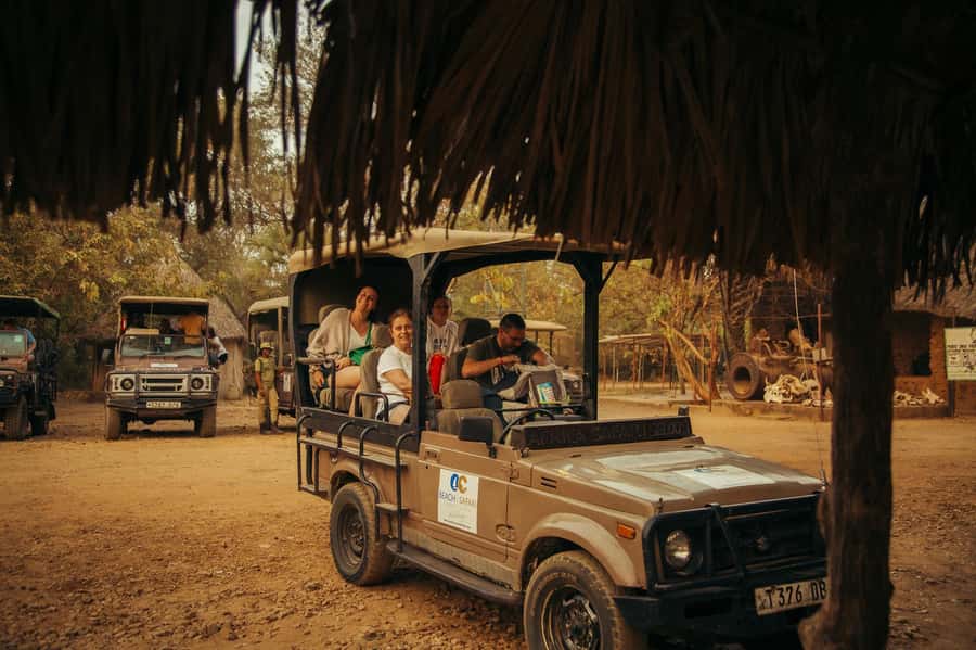 From Zanzibar: Day Selous Game Reserve Safari with Flights - The early hotel pickup and airport transfer
