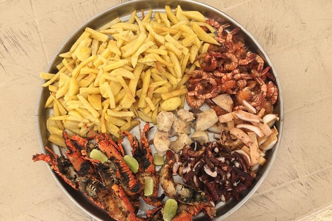 Full-day Prison Island and Nakupenda Sandbank with Lunch buffet - What you actually eat at the beachfront buffet