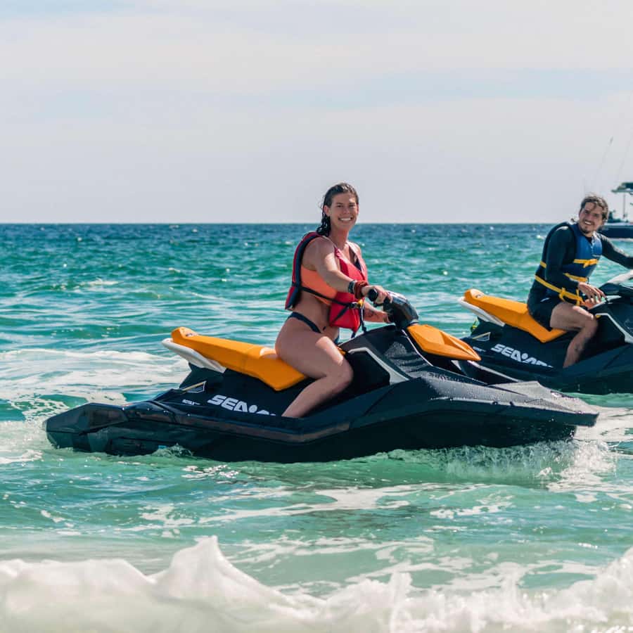 Jet Ski Adventure Zanzibar :Fun at Kendwa/Nungwi Beach - First-time riders get useful help