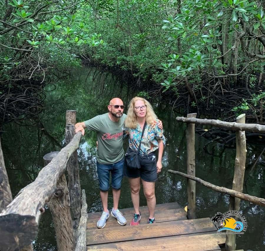 Jozani Forest, Kuza Cave, Salaam Caves & The Rock Restaurant - Kuza Cave, clear water, and local stories
