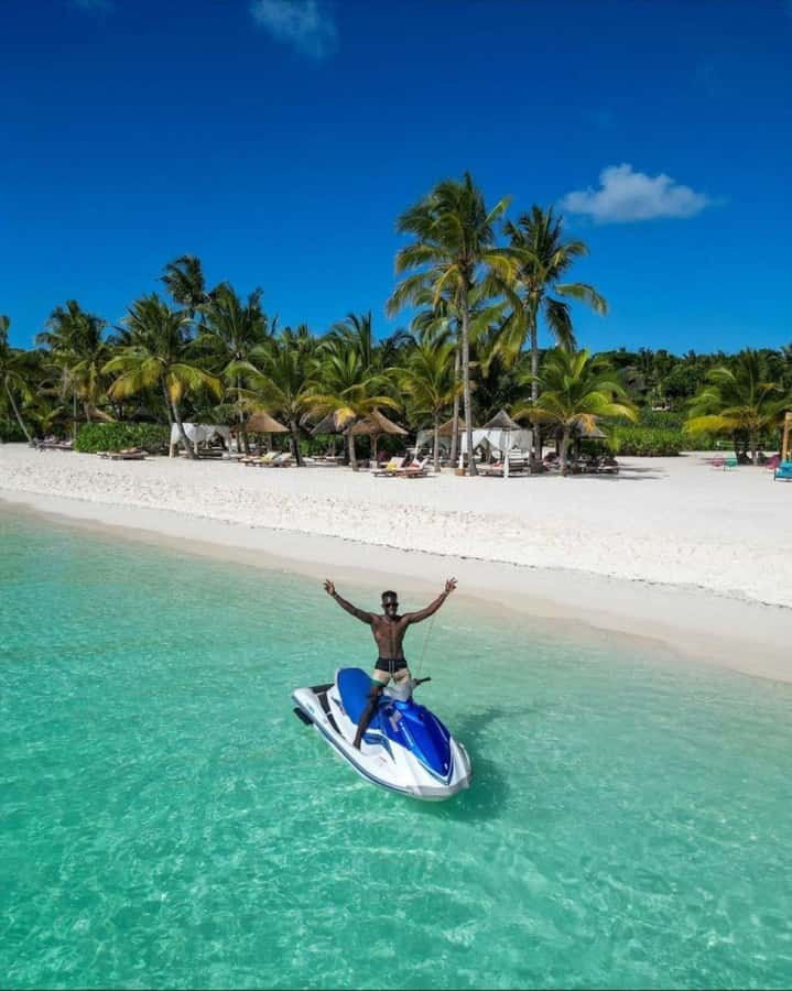kendwa: jet ski experience - Heading toward open water and Tumbatu Island
