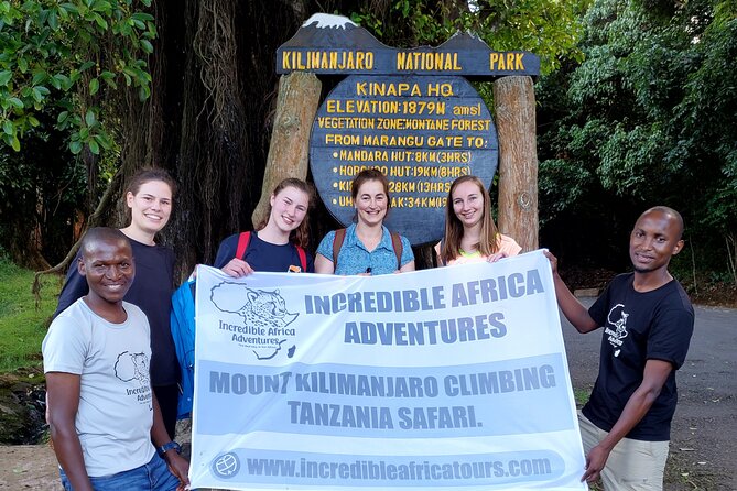 Kilimanjaro Climb - 6 Days Marangu Route - Day 1: Marangu Gate to Mandara Huts through rainforest