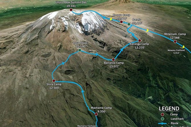 KILIMANJARO MACHAME ROUTE, (Climb 7days) "Whiskey" route - Why the Machame Route is worth seven days