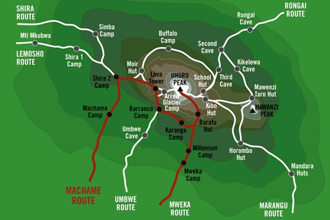 KILIMANJARO MACHAME ROUTE, (Climb 7days) "Whiskey" route - Day five: Karanga to Barafu Camp