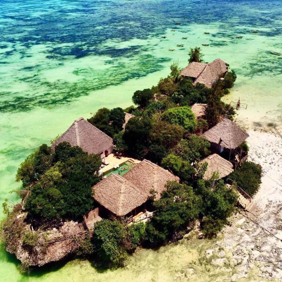 Mnemba Island, The Island Pongwe, Blue Lagoon Tour, The Rock - Starting with Mnemba Island Atoll