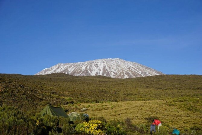 Mt. Kilimanjaro: Shira plateau to Cathedral point 3872m Day hike - Beginning the seven-hour walk at Morum Barrier