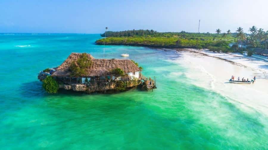 Salaam Cave Tour, Lunch at The Rock, Mnemba Dolphin Tour - Swimming with sea turtles at Salaam Cave