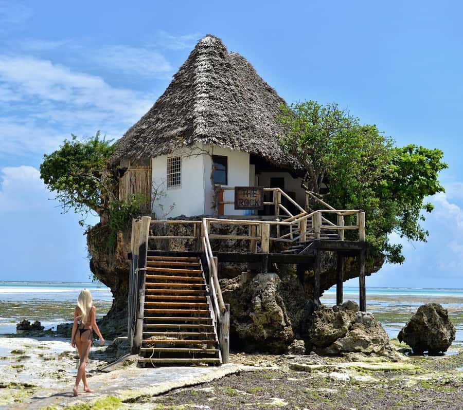 Salam cave turles swimming, paje beach , the Rock Restaurant - Why this Zanzibar day works so well