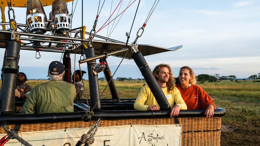 Serengeti: Hot Air Balloon Flight with Champagne Breakfast - Rising Over the Plains