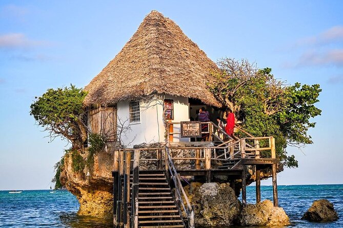 Starfish Adventure; The Rock Restaurant; Kuza Cave, Salaam Cave - The Rock Restaurant and the cost of lunch