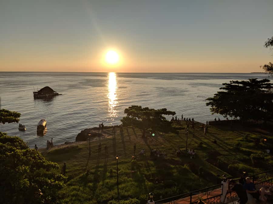Stonetown: Food Markets and Street Food Walking Tour - Forodhani Gardens after sunset