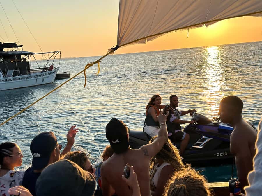 Sunset party cruise in Zanzibar with BoomBoom Boat - What kind of Zanzibar evening is this?