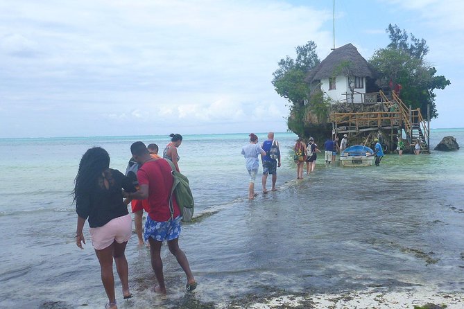 The Rock Restaurant & Blue Lagoon Half Day Tour in Zanzibar - Michamvi Kae and the sea-star stop