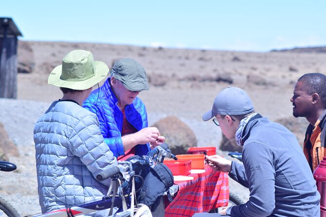 Top 6 Days Mt. Kilimanjaro Bike trek Tour by Marangu-Kilema Route - Day 1: From Marangu Gate to Horombo Hut at 3,705 meters