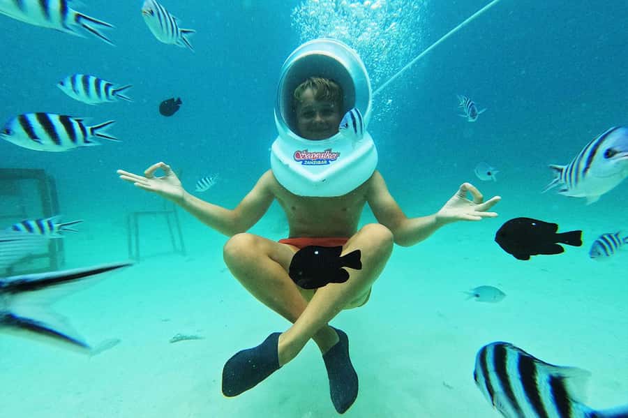 Underwater Walking Experience in Zanzibar,No Swimming Needed - From Nungwi Beach to the Ocean Base