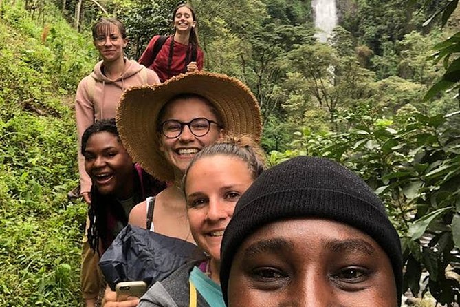 Waterfall & Coffee Walking Tour - The waterfall stop and the case for bringing swimwear