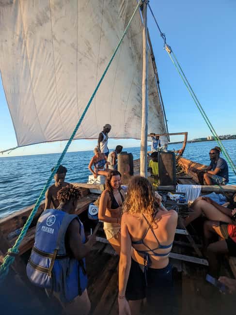 Zanzibar: African Sunset Boat Party in Zanzibar Music, Views - Setting out from Zanzibar’s south coast at 4:00 PM