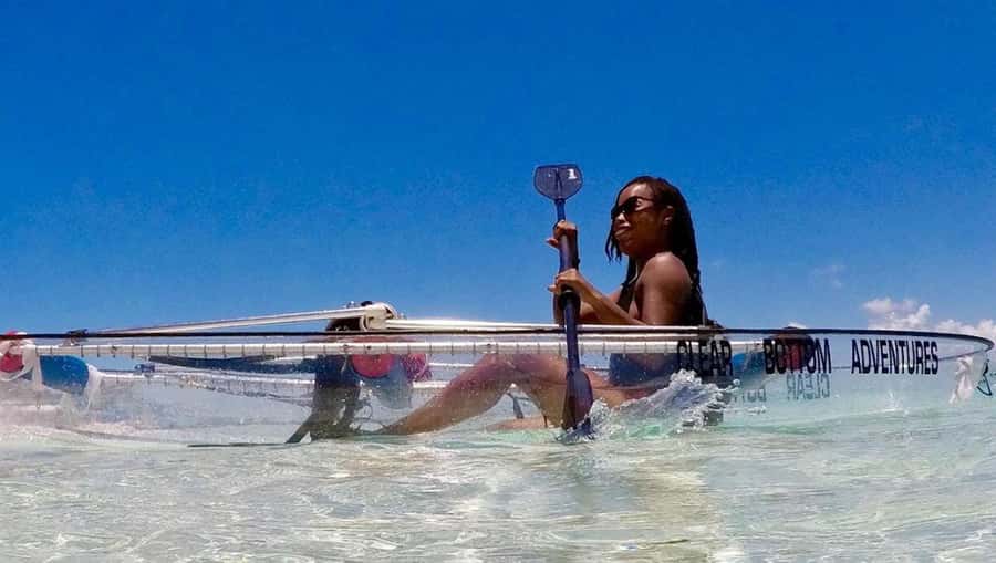 Zanzibar Clear Kayak & Drone Photoshoot with Pickup Includes - The beach and hidden-cove promise