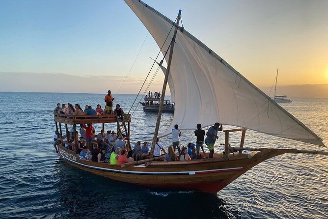 Zanzibar Dhow Evening Sunset Cruise Tour at Nungwi&Kendwa Beach - Kendwa Beach: the relaxed second stop