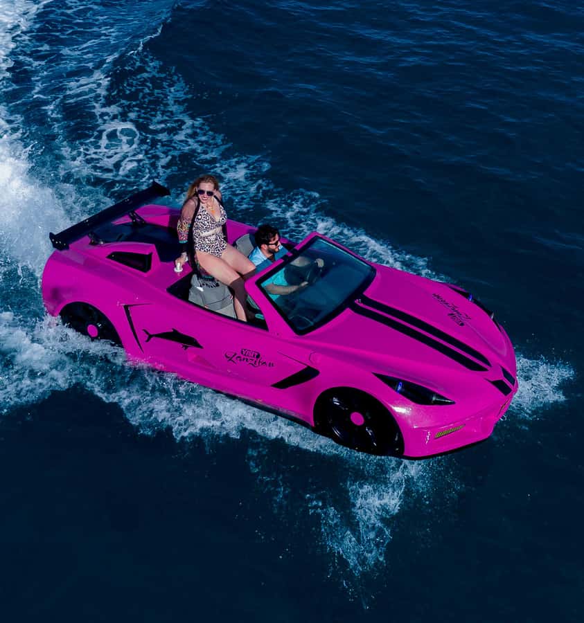 Zanzibar: Jet Car Ride with Drone footages (pickup included) - Why this Kendwa jet car ride feels different