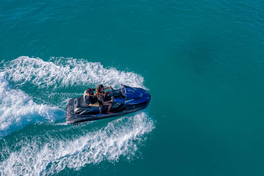 Zanzibar: Jetski with Hotel Pickup, Drone Photos & Video - The drone photos are the real extra