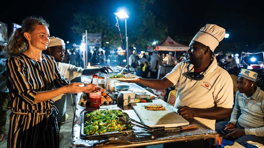 Zanzibar:Stone town Street food market walking tour,transfer - Starting at Darajani Market