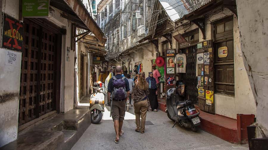 ZANZIBAR, Stone town tour, Prison Island & Spice farm - Stone Town’s carved doors and difficult past