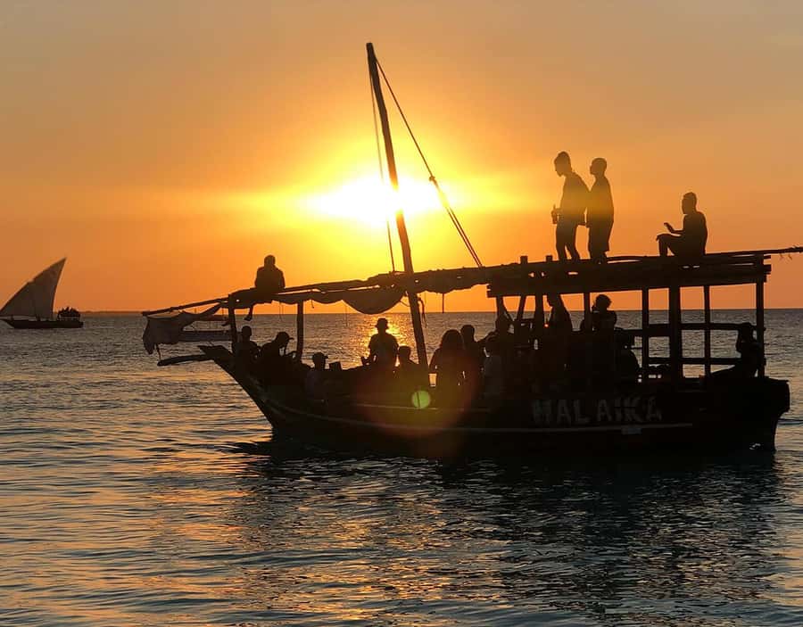 Zanzibar: Sunset Dhow Cruise - Sailing past Nungwi and Kendwa