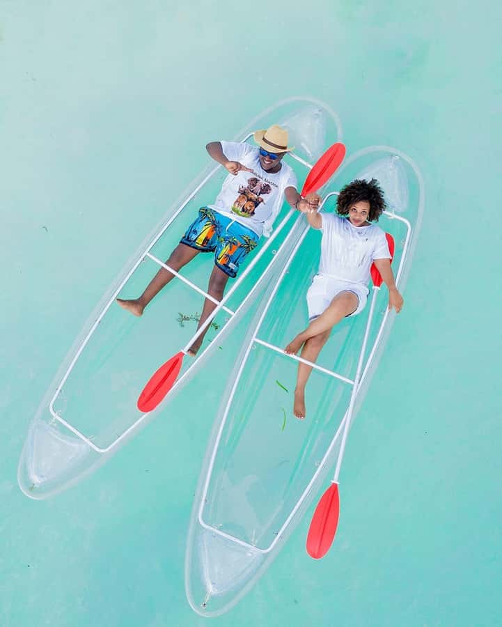 Zanzibar: Transparent Kayak and Drone (with Pickup Included) - Key details before you book