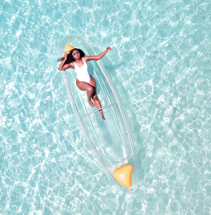 Zanzibar: Transparent Kayak and Drone (with Pickup Included) - How to prepare for clearer photos and an easier outing